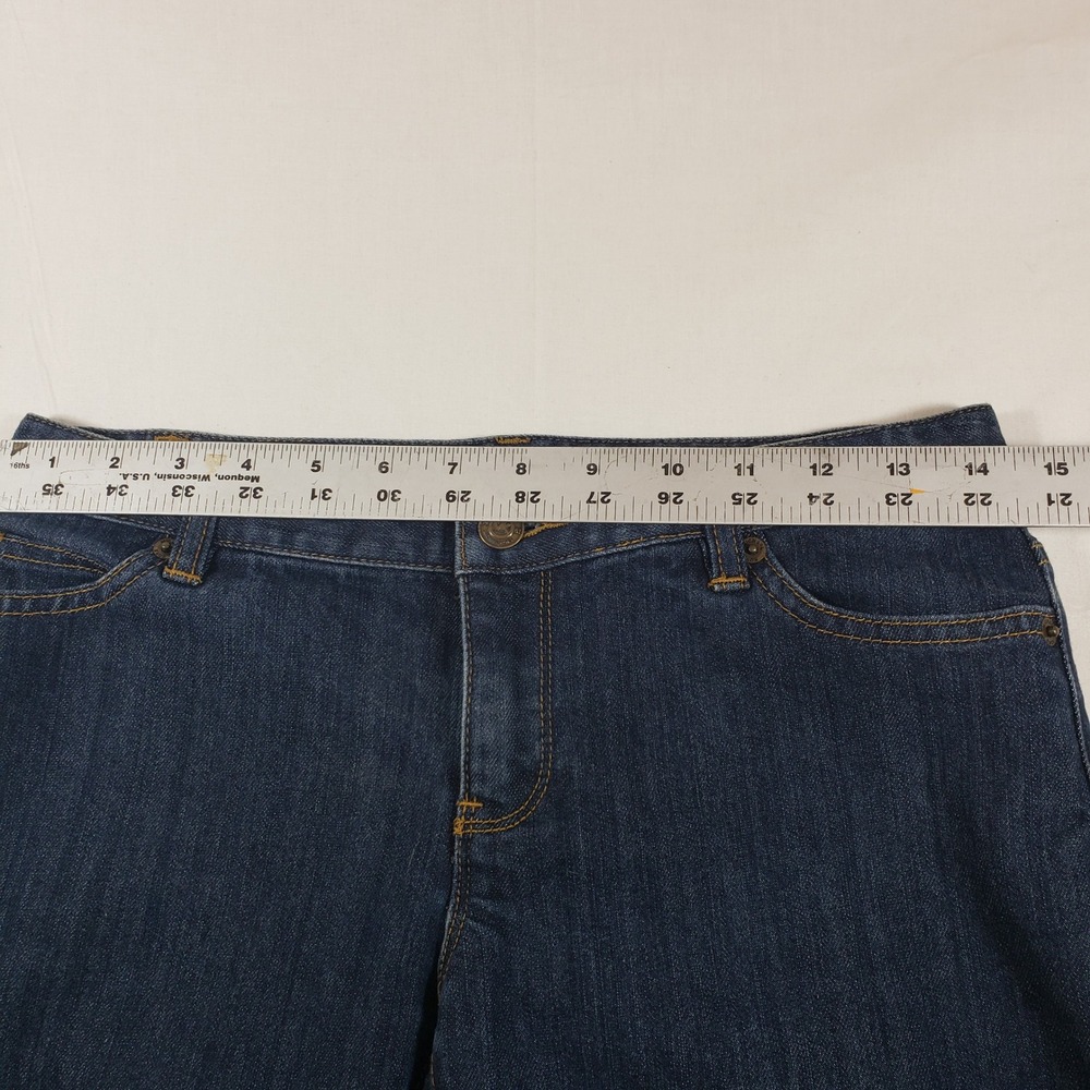 Michael Kors Women's Dark Wash Denim Jeans Classic Style Size 2 - Picture 4 of 10